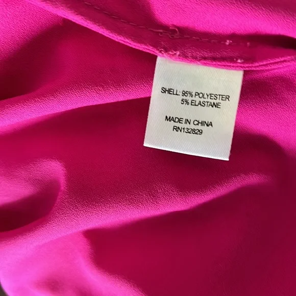 Lovers + Friends Claire Very Berry Pink Asymmetrical Bodycon Midi Maxi Dress - L - Picture 13 of 15